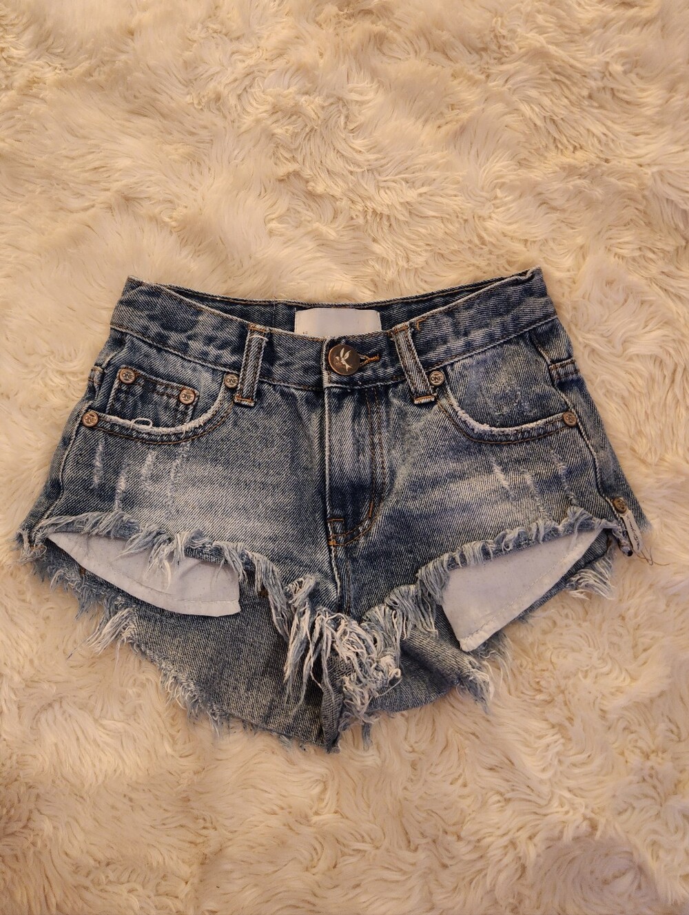 One teaSpoon Youth Size 9-10 Cut Off Denim Jean Shorts